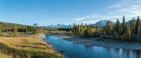 The Belly River in Waterton Lakes National Park, beside the campground.