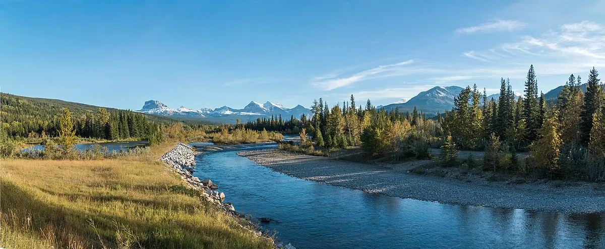 The Belly River in Waterton Lakes National Park, beside the campground.